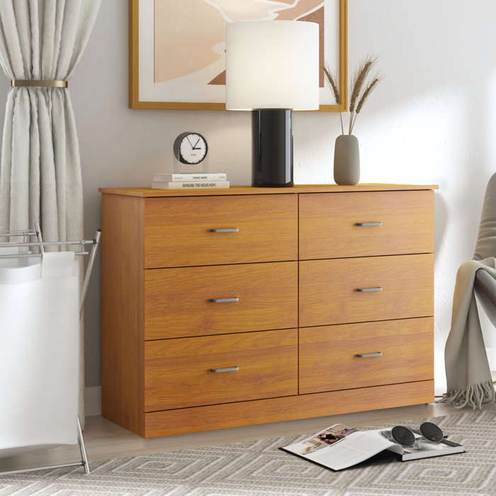 Wade Logan® Allyannah 6 Drawer Dresser Reviews Wayfair